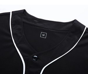 เสื้อเบสบอลผ้าเนื้อบางเบา ระบายอากาศได้ดี สำหรับใส่โลโก้ หมายเลข และชื่อทีมแบบกำหนดเอง - Product Image 3