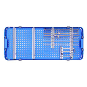 Juego de instrumentos de tornillos de compresión canulados sin cabeza de Azicon para fracturas de articulación escapoides, medidor de profundidad para perforación ósea, estuche de esterilización - Product Image 3