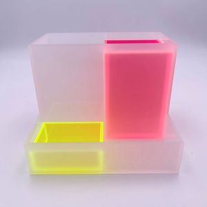 Organizador de Papelería Moderno, Acrílico, Elegante, Colorido y Transparente para Estudiantes - Product Image 2