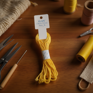 Cordoncino Giallo Tirato Ilan 5mm X 4M per Artigianato e Cucito - Product Image 3