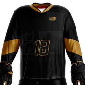 Solid Color Wholesale Price Ice Hockey Uniform Top Selling Breathable Moisture-Wicking Quick Dry New Design 100% Polyester - Product Image 5