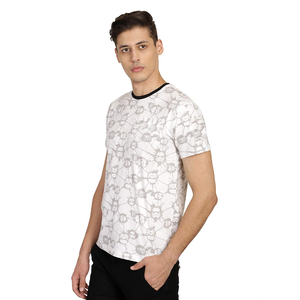 2024 camisetas de golf de algodón para hombres OEM venta al por mayor de secado rápido tela ligera logotipo personalizado de talla grande manga corta estampado patrón suave - Product Image 3