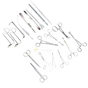 Juego de Instrumentos Quirúrgicos de Acero Inoxidable, 13 Piezas, Manual, para Uso en Otorrinolaringología - Product Image 4