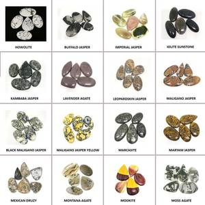 พลอยหลวมแบบคาโบชอง คละแบบ คุณภาพดี ราคาโรงงาน สำหรับทำเครื่องประดับ ขายส่ง - Product Image 4