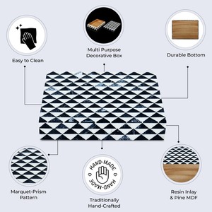 กล่องใส่ของที่ระลึกฝังลายกระดูกตกแต่ง งานแฮนด์เมด สำหรับผู้หญิง - Product Image 3