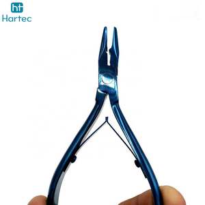 Pince à extensions capillaires professionnelle en acier à haute teneur en carbone, outil multifonction pour micro-anneaux, liens et perles, vente en gros, qualité supérieure - Product Image 5