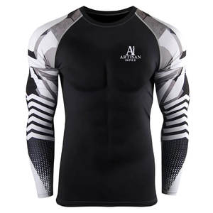 Nueva llegada de Rash Guard personalizado con etiqueta privada en el mejor material, bajo MOQ. - Product Image 1