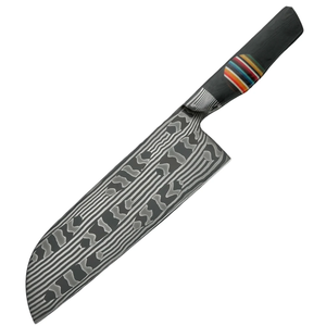 Cuchillo de Chef de Acero de Damasco, Hoja de 8-9.9 Pulgadas, Forjado a Mano, Estilo Japonés, Mango de Madera, Cuchillo de Cocina Afilado como una Navaja, Ambidiestro - Product Image 2