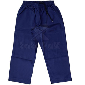 ชุดคาราเต้ผ้าคอตตอน 100% คุณภาพสูง ซักแล้ว ยืดหยุ่นได้ สำหรับนักเรียนเทควันโดและศิลปะการต่อสู้ เอวยางยืด ใส่สบาย - Product Image 5