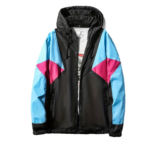 Custom Streetwear Windbreaker <b>Men's</b> Wholesale Windbreaker <b>Jackets</b> Lightweight Waterproof Windbreaker <b>Jacket</b> for <b>Men</b> - Product Image 1