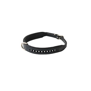 Saman exporta collar de perro acolchado de cuero de vaca de la mejor calidad cadena de cristal remache decoración proveedor superior para fabricantes mayoristas - Product Image 2