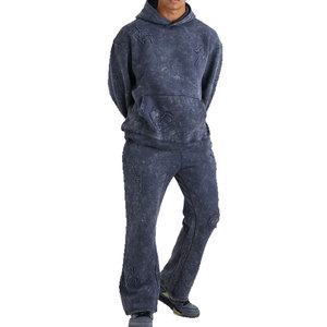 Chándal de Algodón 100% para Hombre con Lavado Ácido, Estilo Único, Última Moda - Product Image 1