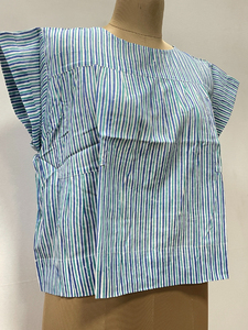 Cotton Tunic <b>Boho</b> Floral Summer Top Cotton <b>Boho</b> <b>Shirt</b> Lightweight Top Women Short Tops Casual <b>Shirt</b> Sleeveless - Product Image 2