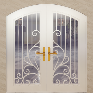 Modelos de Puertas Ornamentales de Hierro Majestuosas: Puertas de Acero Resistentes para Protección del Hogar, Elaboradas con un Arte Vintage Sofisticado. - Product Image 1