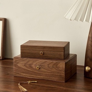 Handmade Acacia Wood Lockable Jewelry <b>Box</b> Modern Decorative <b>Storage</b> <b>Box</b> Wholesale Factory Price for Retailers - Product Image 3
