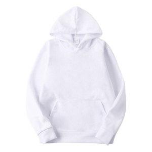เสื้อฮู้ดดี้พรีเมียมผ้าฝ้าย 100% แบบยูนิเซ็กซ์ รับสกรีนโลโก้ตามสั่ง บริการ OEM แฟชั่นยอดนิยม ผ้าฟลีซเนื้อนุ่ม ลายเรียบ สำหรับฤดูหนาว - Product Image 4