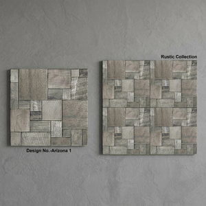 Carreau de céramique en pierre rustique 400x400mm Carrelage de sol de balcon de jardin extérieur 40x40cm 16x16 Porcelaine robuste 12mm d'épaisseur - Product Image 4