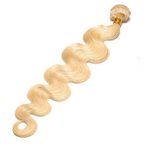 Extensions de cheveux humains blonds, ondulés, Remy, double trame, en vrac, 100% cheveux naturels - Product Image 3