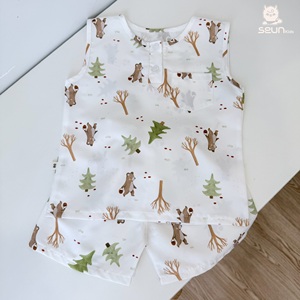 ชุดเสื้อผ้าเด็ก unisex ชุดลำลองเด็ก เนื้อผ้านุ่ม น้ำหนักเบา เหมาะสำหรับฤดูร้อน ราคาโรงงานเวียดนาม ชุดเสื้อผ้าเด็ก Ultra-S - Product Image 4