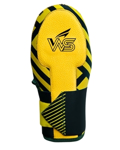 Guante de Béisbol Amarillo y Negro Ajustable para Mano Izquierda o Derecha, Protección de Palma para Entrenamiento Juvenil y Adulto - Product Image 1