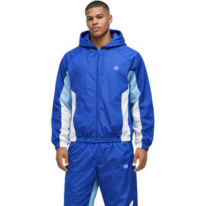 Veste OEM personnalisée pour hommes, survêtement léger avec coupe-vent zippé, streetwear, faible MOQ, vêtements d'extérieur avec logo personnalisé, vente en gros - Product Image 2