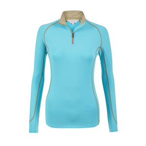 Wholesale Low Price OEM Custom Compression Sports <b>Tops</b> Horse Riding Women Long <b>Sleeve</b> Show Equestrian Shirt Hot Sale - Product Image 1