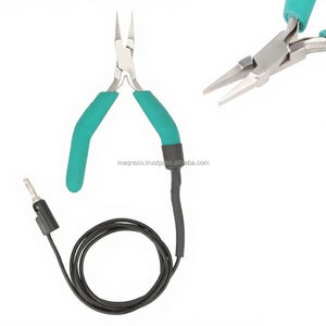 Alicates de Punta Plana con Conexión a Tierra para Joyería Permanente, Protección ESD - Product Image 1