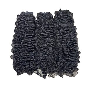 Extensions de cheveux humains bruts non transformés de haute qualité 100% tissage de cheveux vierges de qualité bouclée birmane pour les femmes noires - Product Image 4