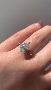 1.75 Carat Pear Cut Lab Grown Diamond Gold Engagement <b>Ring</b> for Women | Hidden Halo <b>Solitaire</b> Wedding Anniversary <b>Ring</b> | Luxury - Product Image 1