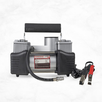 Compresseur d'air portable RoadPower RP-AC628 12V à double cylindre pour gonflage de pneus, 85L/min, robuste, avec cylindres métalliques et outils en acier