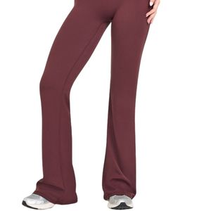 Pantalon de yoga évasé taille haute pour femme, leggings de sport, vêtements de fitness, fournisseur OEM ODM d'activewear - Product Image 3