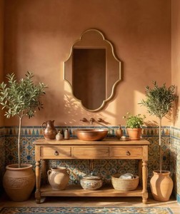 SN HANDICRAFTS Miroir mural en verre encadré royal fait main - Product Image 1