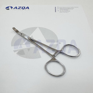 Pinces à ancrage dermique en acier inoxydable de 5,5 pouces à trois trous 1,2 mm/1,6 mm/2 mm pour piercing corporel professionnel, logo personnalisé AZ-DAHF-02 - Product Image 3