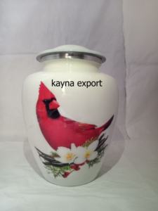 URNE EN RÉSINE HAUTE BRILLANTE FINIE EN LAITON UNIQUE DE QUALITÉ SUPÉRIEURE ADULTE POUR CENDRES HUMAINES - Product Image 6