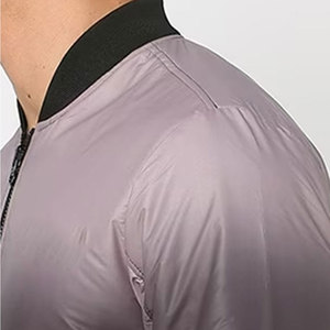 Chaqueta Bomber Casual para Hombre, Estilo Urbano, con Cierre Completo, Cuello de Punto Acanalado, Ropa Exterior Premium, Proveedor Mayorista - Product Image 5