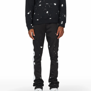 Ensemble de survêtement coupe-vent personnalisé pour homme : pantalon et sweat-shirt zippés en polyester, deux pièces - Product Image 4