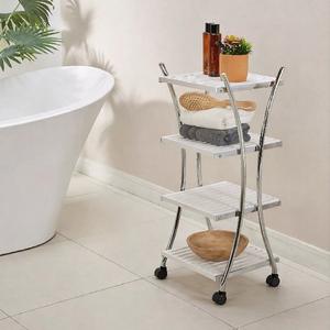 Toallero Metálico de 4 Niveles, Elegante y Contemporáneo, para Baños de Hoteles y Apartamentos - Product Image 1