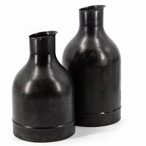 Wholesale Luxury Black Metal <b>Cylinder</b> <b>Vase</b> High-Quality Carbon Steel Decorative Urn Corrosion-Resistant Indoor Flower HolderVase - Product Image 1