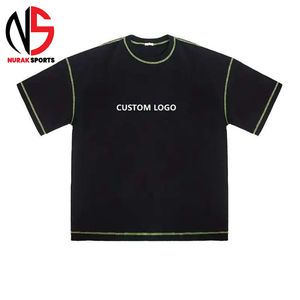 Camiseta Básica de Alta Calidad NURAK Fit para Hombre, Oversize, Corte Cuadrado, Contraste, 100% Algodón, Ajuste Holgado, Estampada, Colección 2026 - Product Image 2