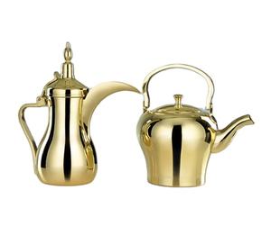 Nouvel Arrivage – Ensemble de Théière Style Moyen-Orient, Artisanat Écologique en Acier Inoxydable, Cafetière pour Usage Quotidien, Bouilloires Résistantes à la Chaleur - Product Image 1