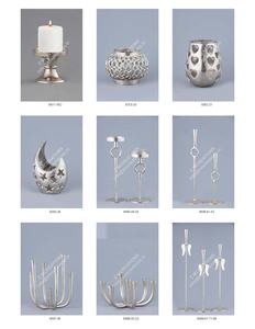 Candelabro de Metal Resistente al Calor, Estilo Florero, para Navidad, Pascua y Eventos, Diseño Moderno Hecho a Mano, Vajilla de Alta Calidad - Product Image 2