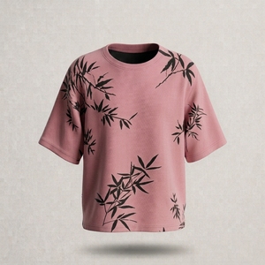 200 GSM 100% Cotton Crop Top Summer <b>Short</b> <b>Sleeve</b> Crew Neck <b>White</b> Black OEM Custom Cropped T-<b>Shirt</b> <b>Women</b> Crop Top - Product Image 5