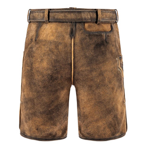 Shorts en cuir pour motards, fabrication haut de gamme, cuir véritable, construction durable, vêtements décontractés pour l'extérieur - Product Image 5