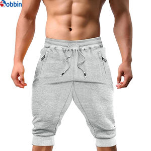 กางเกงขาสั้นออกกำลังกายผู้ชายแบบ unisex รุ่นใหม่ล่าสุด สวมใส่สบาย 3/4 ความยาว ระบายอากาศได้ดี แห้งเร็ว เป็นมิตรกับสิ่งแวดล้อม ผ้าแคนวาส มีเชือกผูก - Product Image 2