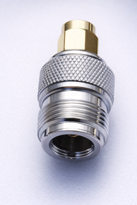 Advanced Male To N Female RF Coaxial <b>Adapter</b> Connector Chrome Plated Industrial Signal Converter <b>Adapter</b> - Product Image 5