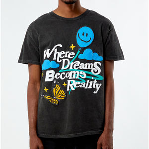 Camiseta de alta calidad de 240 GSM, de algodón grueso, de lujo, personalizable, estilo streetwear para hombre. - Product Image 1