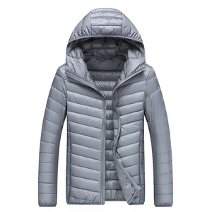 Chaqueta Térmica de Plumón para Senderismo al Aire Libre con Capucha de Piel de Lobo, Chaqueta de Invierno para Hombre, Resistente al Polvo - Product Image 4