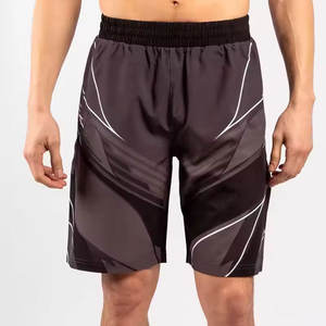 Pantalones Cortos de MMA para Hombre, Poliéster/Algodón, Duraderos, Ligeros, de Secado Rápido, Elásticos, Cómodos, para Entrenamiento, Grappling, Artes Marciales, Gimnasio - Product Image 4