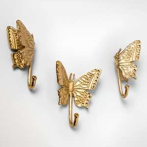 Crochet mural décoratif de luxe en laiton pour l'organisation de la maison, salle de bain, chambre, cuisine, entrée, pour serviettes, manteaux, sacs, clés - Product Image 4