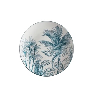 Plateaux de service de luxe tendance, décoratifs pour Noël, en fer émaillé, design Art Déco, motif et forme personnalisés - Product Image 1